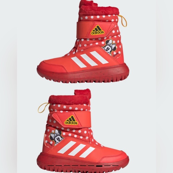⛄️ NWT. Adidas Winter Play X Disney Boots. Kids size 2. - Picture 1 of 9